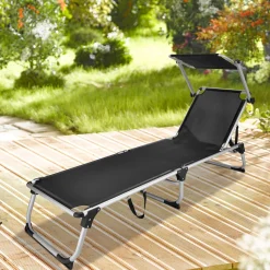 Sonnenliege mit Sonnendach