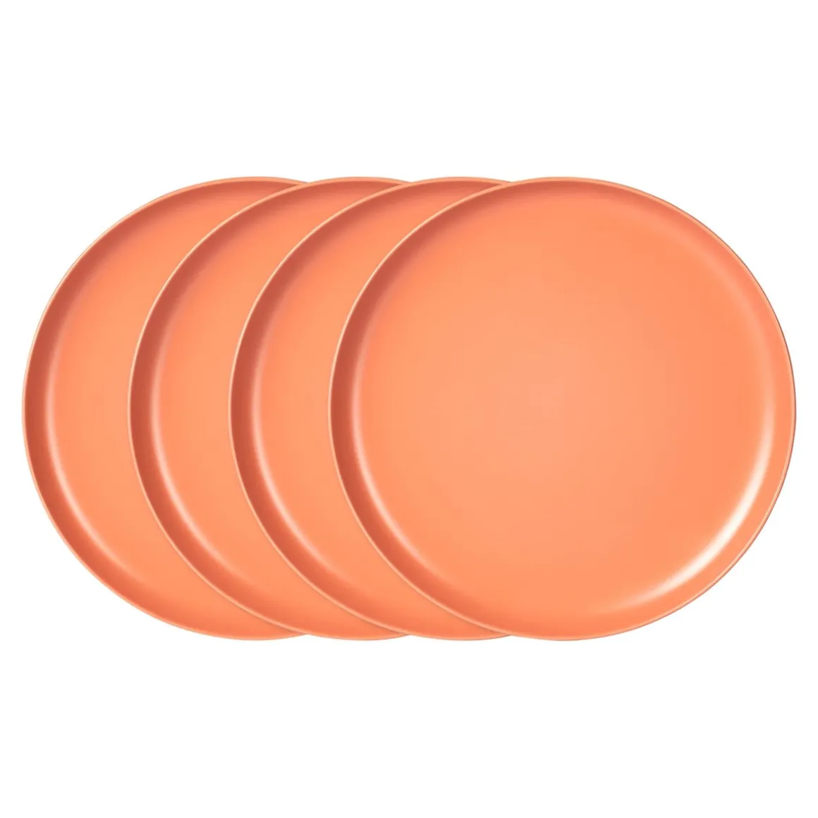 Speiseteller „Basic“, 4 Stück apricot