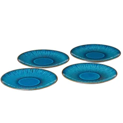 Speiseteller-Set, Steinzeug Eisfall
