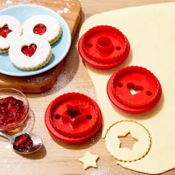 Spitzbuben-Ausstecher-Set, 3 Stück