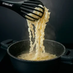 STONELINE 4 in 1 Multifunktionales Schneebesen Küchenzangen Set | 3-teilig