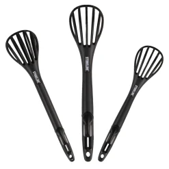 STONELINE 4 in 1 Multifunktionales Schneebesen Küchenzangen Set | 3-teilig