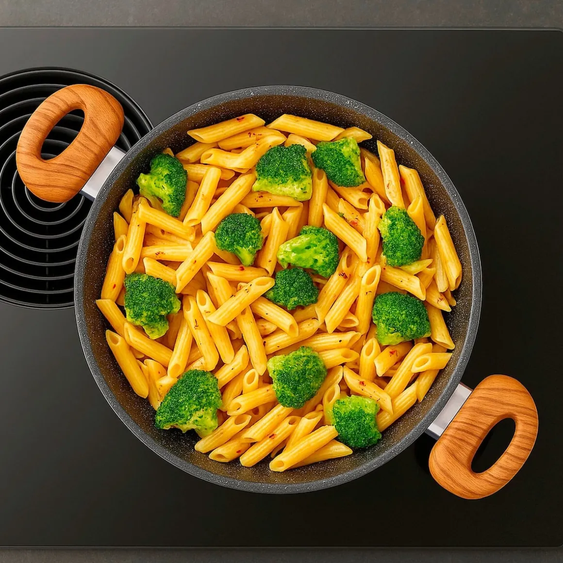 STONELINE Back to Nature Servierpfanne 28 cm | Holzoptik