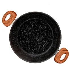 STONELINE Back to Nature Servierpfanne 28 cm | Holzoptik