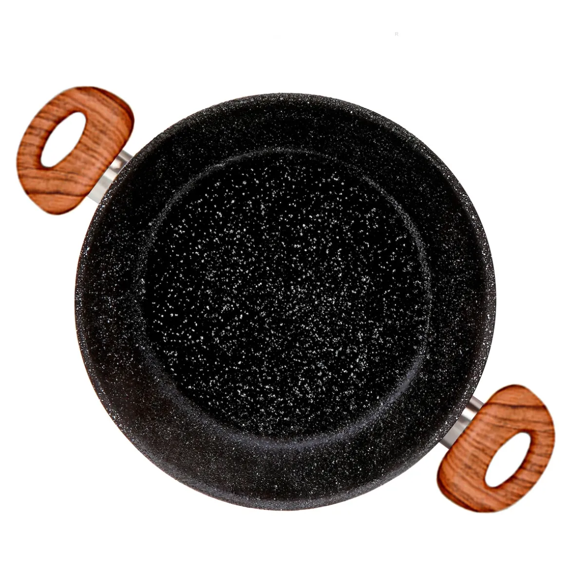 STONELINE Back to Nature Servierpfanne 28 cm | Holzoptik