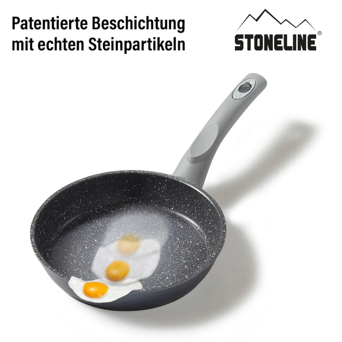 STONELINE Bratpfanne 18 cm | ohne Deckel - Grau