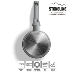 STONELINE Bratpfanne 16 cm | ohne Deckel - Grau