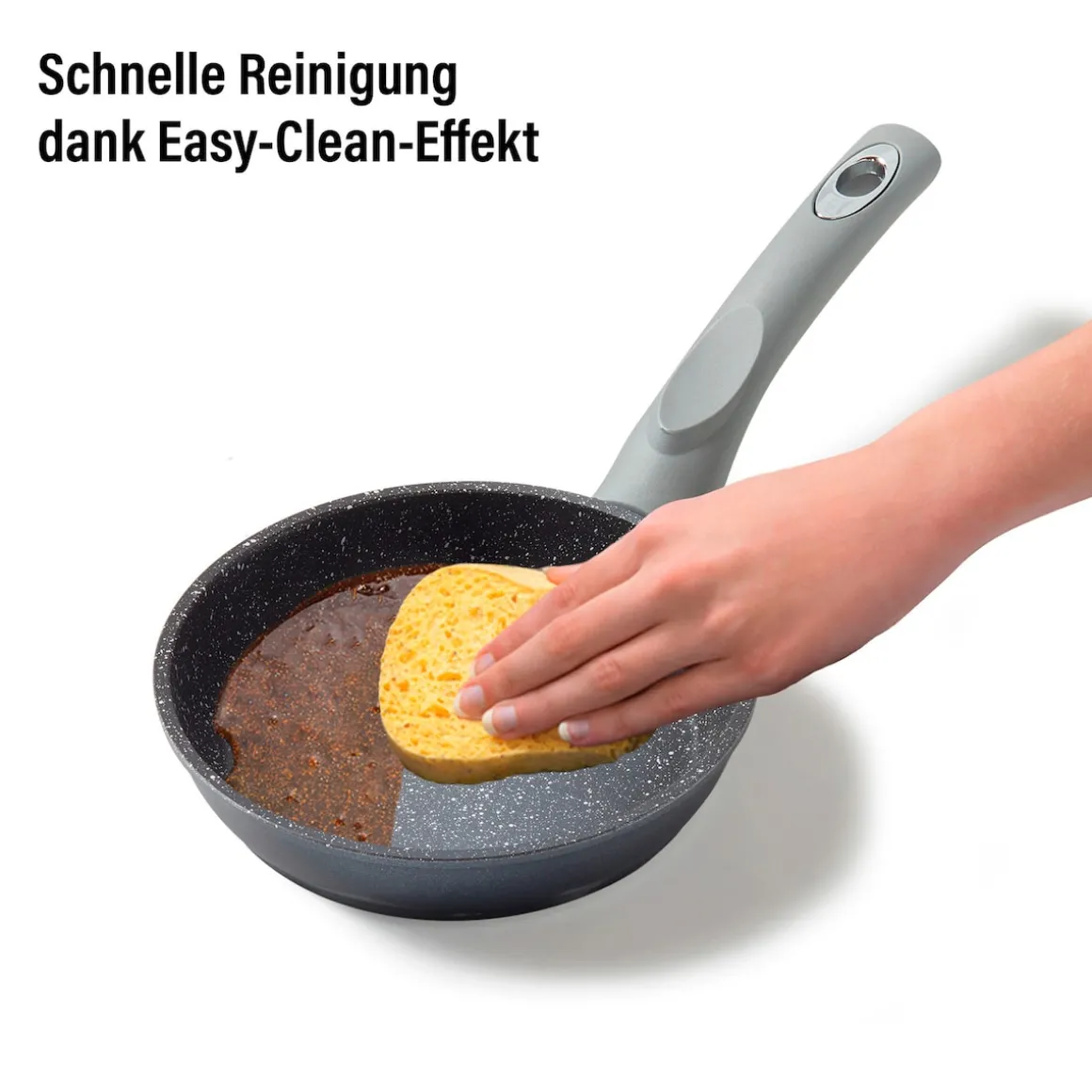 STONELINE Bratpfanne 16 cm | ohne Deckel - Grau