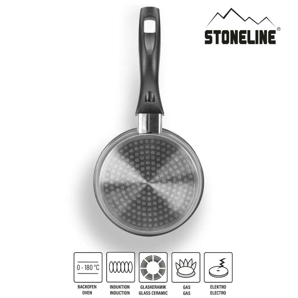 STONELINE Bratpfanne 14 cm | ohne Deckel - Schwarz
