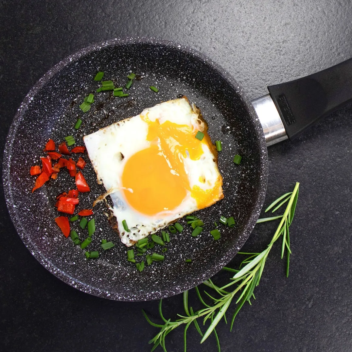 STONELINE Bratpfanne 14 cm | ohne Deckel - Schwarz