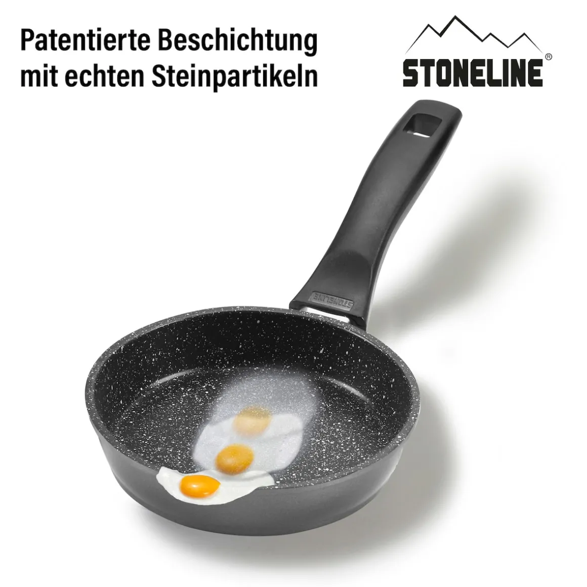 STONELINE Bratpfanne 14 cm | ohne Deckel - Schwarz