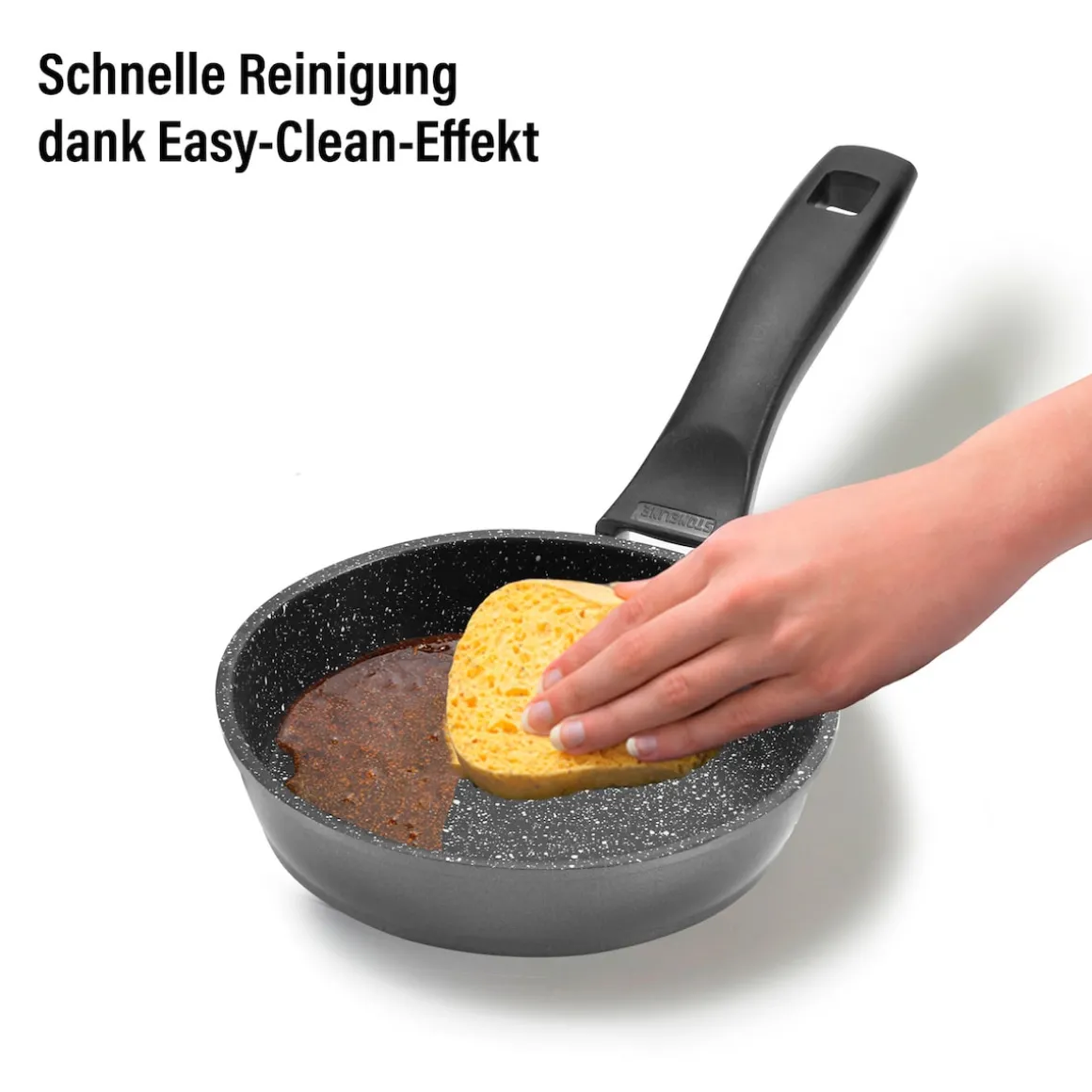 STONELINE Bratpfanne 14 cm | ohne Deckel - Schwarz