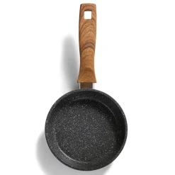 STONELINE Bratpfanne 16 cm | ohne Deckel - Holzoptik