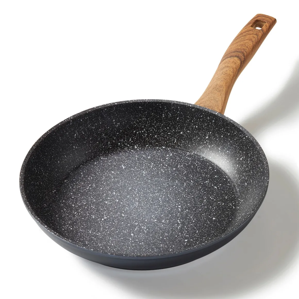 STONELINE Bratpfanne 28 cm | ohne Deckel - Holzoptik