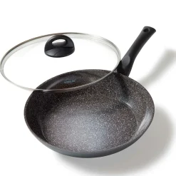 STONELINE CERAMIC Keramik Bratpfanne 28 cm | mit Deckel