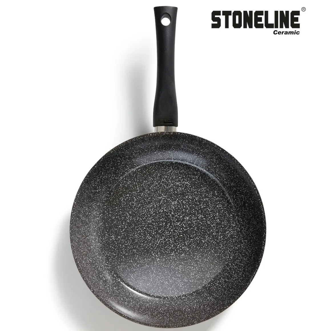 STONELINE CERAMIC Keramik Bratpfanne 28 cm | mit Deckel
