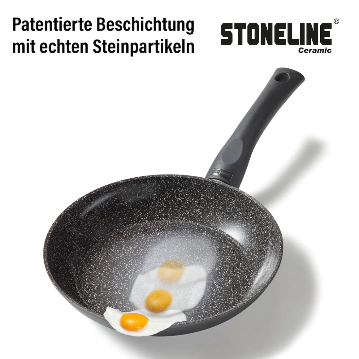 STONELINE CERAMIC Keramik Bratpfanne 20 cm | ohne Deckel