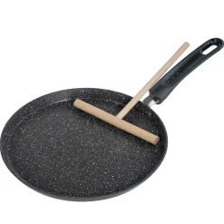 STONELINE Crepe Pfanne 25 cm | Schwarz