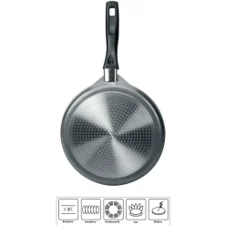 STONELINE Crepe Pfanne 25 cm | Schwarz