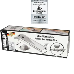 STONELINE Gemüsehobel Set 9-teilig | Grau