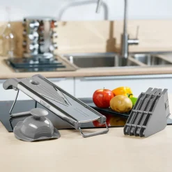 STONELINE Gemüsehobel Set 9-teilig | Grau