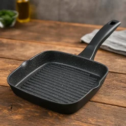 STONELINE Grillpfanne 16 cm | ohne Deckel - Schwarz