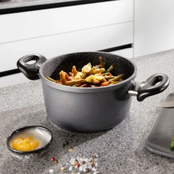 STONELINE Kochtopf 18 cm | mit Deckel