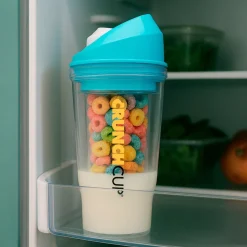 STONELINE Original CrunchCup Tragbarer Müslibecher To Go 260 + 250 ml | Blau