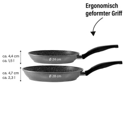 STONELINE Pfannen-Set 2-teilig 24/28 | ohne Deckel