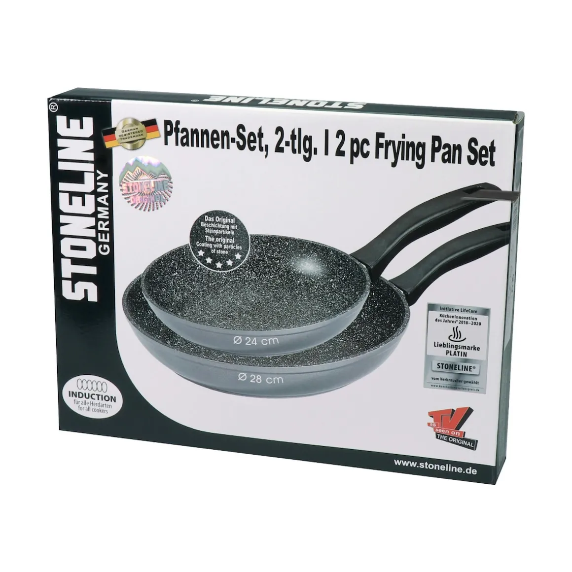 STONELINE Pfannen-Set 2-teilig 24/28 | ohne Deckel