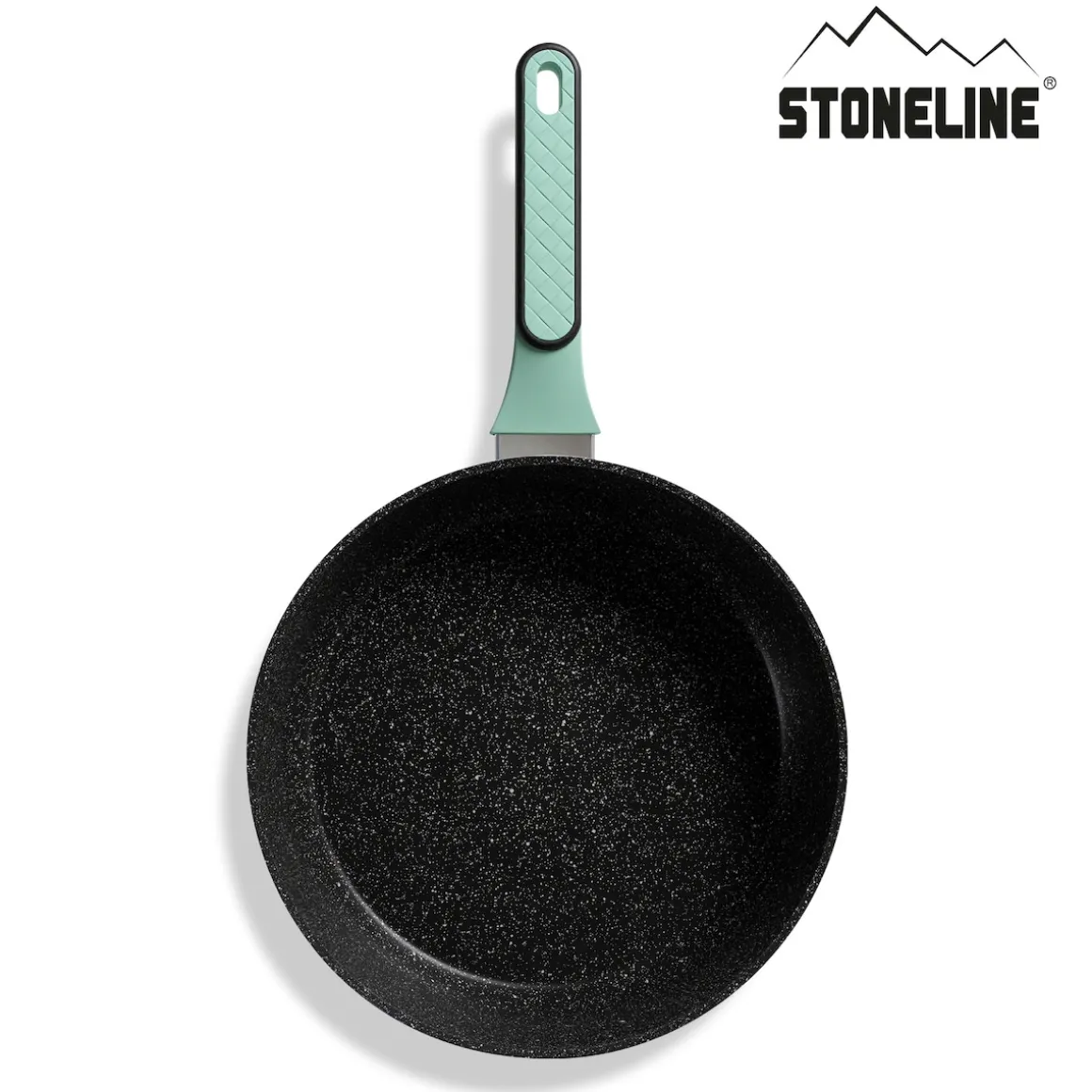 STONELINE Schmorpfanne 28 cm Mint | mit Deckel
