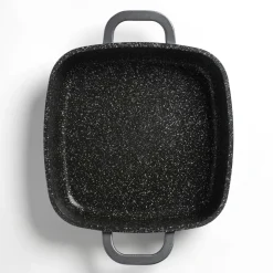 STONELINE Servierpfanne Eckig 20 cm | mit Deckel