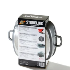 STONELINE Servierpfanne Eckig 28 cm | mit Deckel