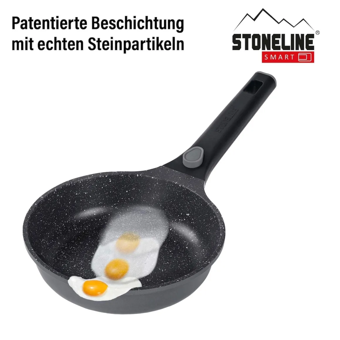 STONELINE SMART Bratpfanne 20 cm mit abnehmbarem Griff - Grau