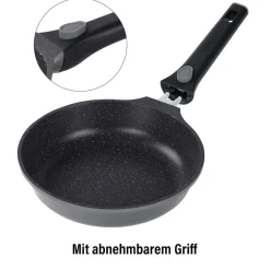STONELINE SMART Bratpfannn 28 cm mit abnehmbarem Griff - Grau