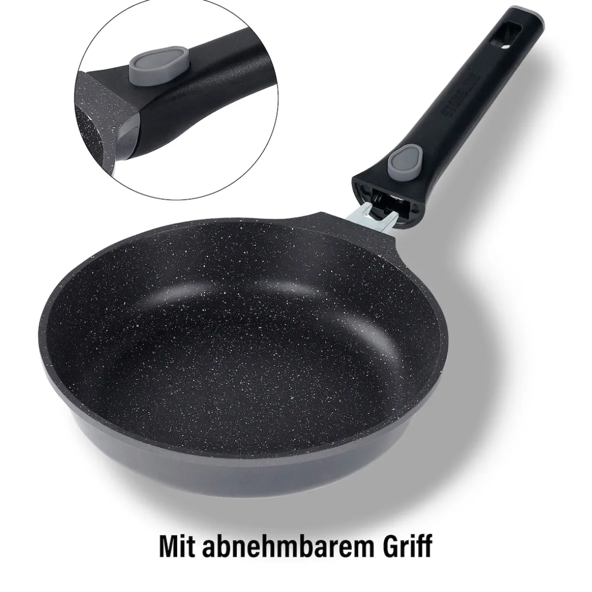 STONELINE SMART Pfannen-Set 2-teilig 24/28 | ohne Deckel - Grau