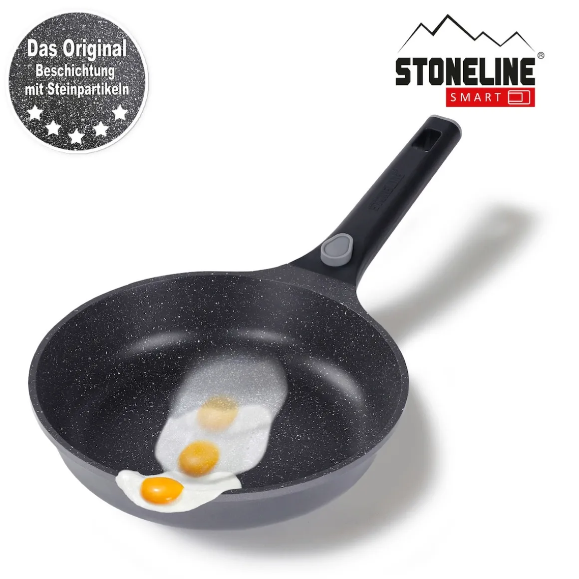 STONELINE SMART Pfannen-Set 2-teilig 24/28 | ohne Deckel - Grau