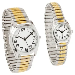 Stretch-Seniorenuhr Set