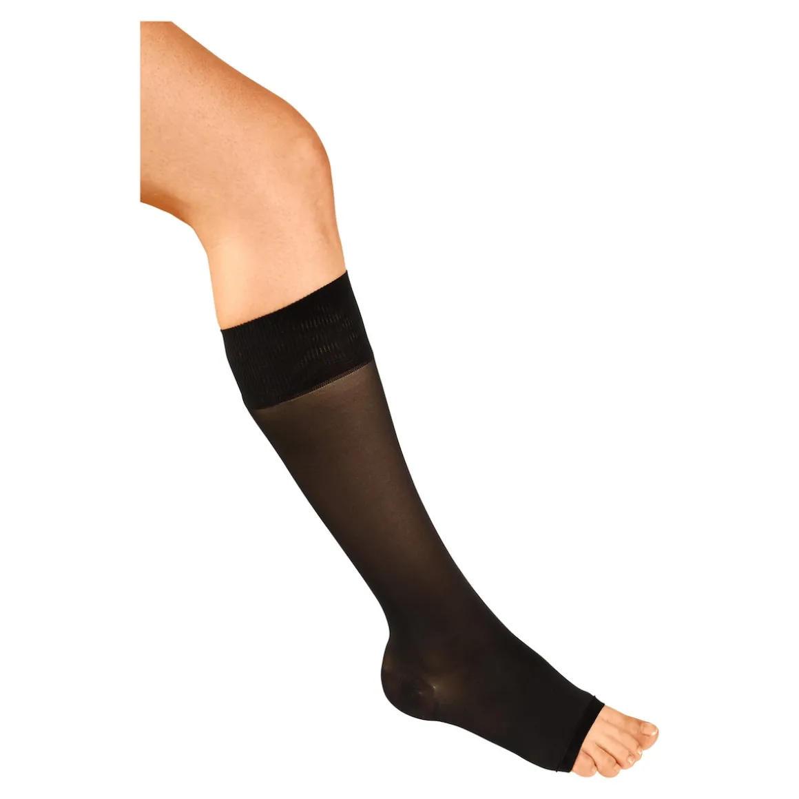 Stützkniestrümpfe, 2 Paar schwarz