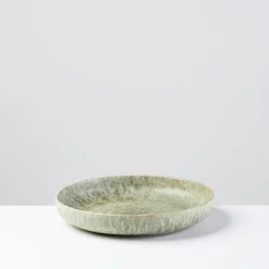 Suppenteller-Set, Steinzeug Moos'N'Stein Grün