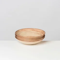 Suppenteller-Set, Steinzeug Nebelwald