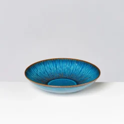 Suppenteller-Set, Steinzeug Eisfall