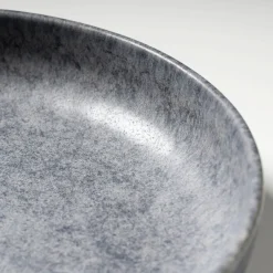 Suppenteller-Set, Steinzeug Moos'N'Stein Grau