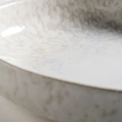 Suppenteller-Set, Steinzeug Alpenwiese Creme