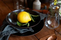 Tafelservice, Keramik Metallic Bronze