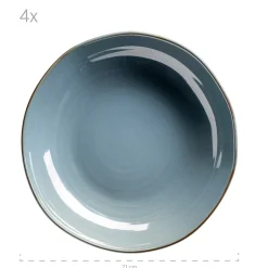 Tafelservice, Keramik Nottingham Blau