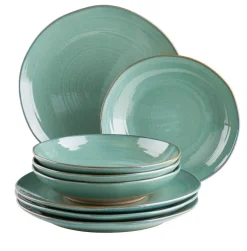 Tafelservice, Keramik Nottingham Grün