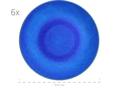 Tafelservice, Keramik OSSIA Dunkelblau