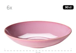 Tafelservice, Keramik OSSIA Sand, Hellblau