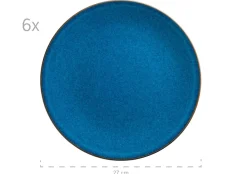 Tafelservice, Keramik OSSIA Königsblau